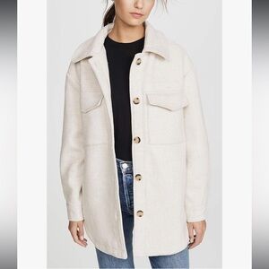 Line & Dot wool shacket wool blend coat NWT Size S